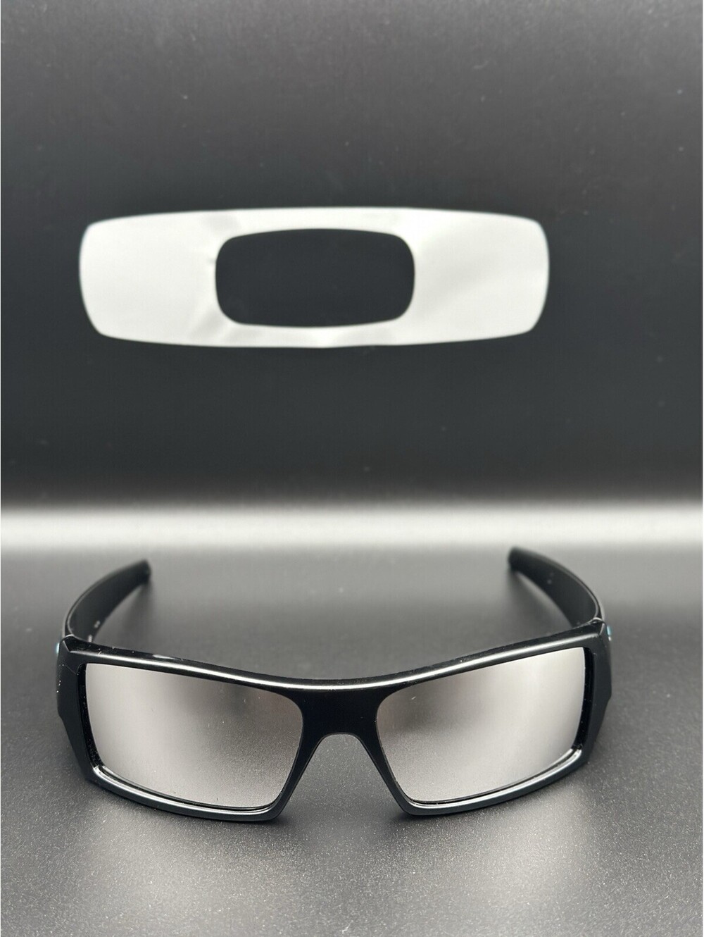 Oakley Gascan Polished Black/Chrome Iridium Lenses